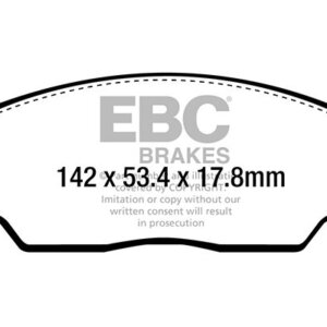 EBC Ultimax sprednje zavorne ploščice za Chevrolet Aveo