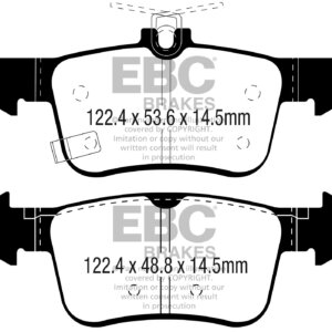 EBC Ultimax zadnje zavorne ploščice za Honda Civic