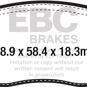 EBC Ultimax sprednje zavorne ploščice za Renault Megane