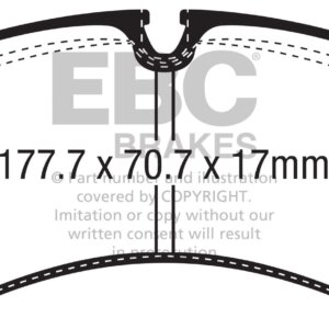 EBC Ultimax sprednje zavorne ploščice za VW Crafter