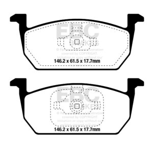 EBC Ultimax sprednje zavorne ploščice za SEAT Leon, VW Taigo