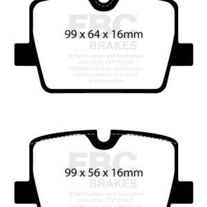 EBC Ultimax zadnje zavorne ploščice za Toyota Supra, BMW Z4