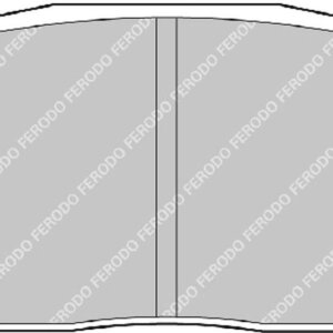 Ferodo DS2500 zadnje zavorne ploščice za Mitsubishi Lancer