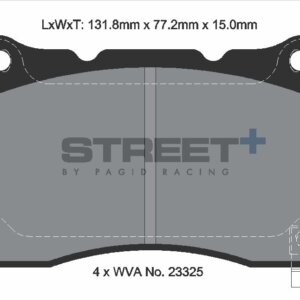 Pagid Street+ sprednje zavorne ploščice za Jeep Wrangler, Honda NSX