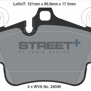 Pagid Street+ sprednje zavorne ploščice za Porsche Boxster, Porsche 911