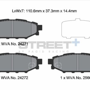 Pagid Street+ zadnje zavorne ploščice za Subaru Forester, Subaru Legacy