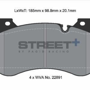 Pagid Street+ sprednje zavorne ploščice za BMW 4, BMW M3