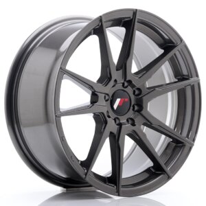 Platišče Japan Racing JR-21 17" 8J 5x100/5x114,3 ET35 Hyper siva