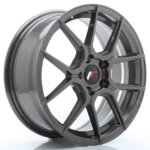 Platišče Japan Racing JR-30 17" 7J 5x120 ET35 Hyper siva
