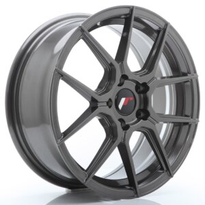 Platišče Japan Racing JR-30 17" 7J 5x120 ET35 Hyper siva