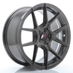 Platišče Japan Racing JR-30 17" 8J 5x100 ET40 Hyper siva