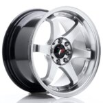 Platišče Japan Racing JR-3 15" 8J 4x100/4x108 ET25 Srebrna / polirana