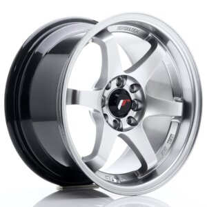Platišče Japan Racing JR-3 15" 8J 4x100/4x108 ET25 Srebrna / polirana