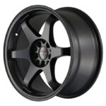 Platišče Japan Racing JR-3 17" 8J 4x100/4x114,3 ET35 Črna mat / satin