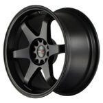 Platišče Japan Racing JR-3 18" 9J 5x100/5x108 ET40 Črna mat / satin