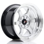 Platišče Japan Racing JR-12 15" 8.5J 4x100/4x114,3 ET13 Srebrna / polirana