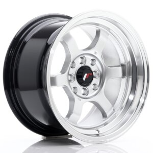 Platišče Japan Racing JR-12 15" 8.5J 4x100/4x114,3 ET13 Srebrna / polirana