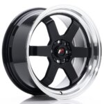 Platišče Japan Racing JR-12 17" 8J 5x100/5x114,3 ET33 Črna sijajna