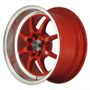 Platišče Japan Racing TF-2 15" 7.5J 4x100/4x114,3 ET30 Rdeča