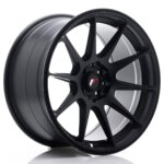 Platišče Japan Racing JR-11 17" 9J 5x100/5x114,3 ET20 Črna mat / satin