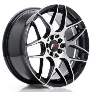 Platišče Japan Racing JR-18 17" 8J 5x100/5x114,3 ET35 Črna sijajna