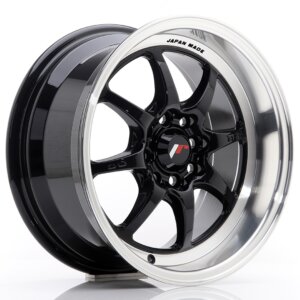 Platišče Japan Racing TF-2 15" 7.5J 4x100/4x108 ET30 Črna sijajna