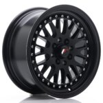 Platišče Japan Racing JR-10 15" 7J 4x100/4x108 ET30 Črna mat / satin