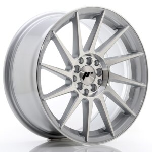 Platišče Japan Racing JR-22 17" 8J 4x100/4x114,3 ET35 Srebrna / polirana
