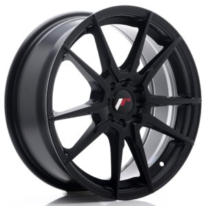 Platišče Japan Racing JR-21 17" 7J 4x114,3/4x100 ET40 Črna mat / satin