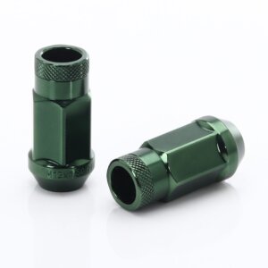 JN1 Green Steel Wheel Nuts M12x1,25 (Pack of 20)