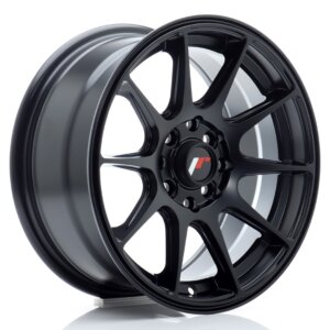 Platišče Japan Racing JR-11 15" 7J 4x100/4x114,3 ET30 Črna mat / satin