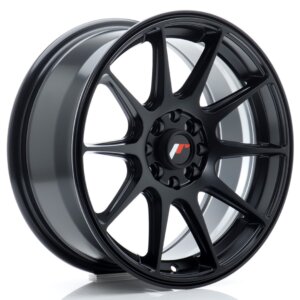 Platišče Japan Racing JR-11 16" 7J 5x100/5x114,3 ET30 Črna mat / satin