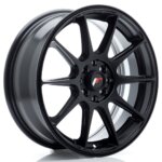 Platišče Japan Racing JR-11 17" 7J 4x100/4x114,3 ET35 Črna mat / satin
