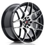 Platišče Japan Racing JR-18 17" 8J 5x100/5x114,3 ET35 Črna sijajna