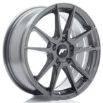 Platišče Japan Racing JR-21 17" 7J 5x114,3 ET40 Hyper siva