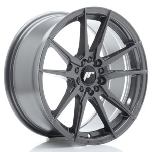 Platišče Japan Racing JR-21 17" 8J 5x108/5x112 ET35 Hyper siva