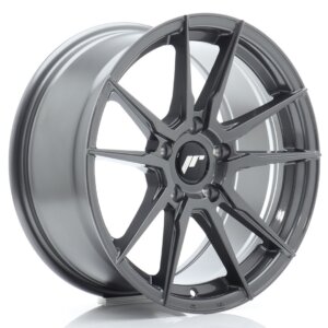 Platišče Japan Racing JR-21 17" 8J 5x120 ET35 Hyper siva