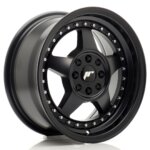 Platišče Japan Racing JR-6 15" 7J 4x100/4x108 ET25 Črna mat / satin