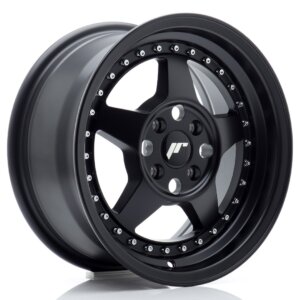 Platišče Japan Racing JR-6 15" 7J 4x100 ET35 Črna mat / satin
