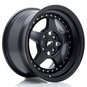 Platišče Japan Racing JR-6 15" 8J 4x100 ET25 Črna mat / satin