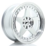 Platišče Japan Racing JR-6 17" 8J 4x100/4x114,3 ET35 Srebrna / polirana