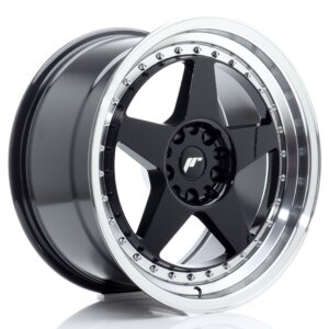 Platišče Japan Racing JR-6 18" 9.5J 5x114,3/5x120 ET22 Črna sijajna