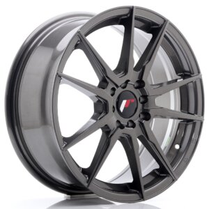 Platišče Japan Racing JR-21 17" 7J 5x100/5x114,3 ET40 Hyper siva