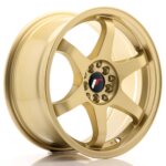 Platišče Japan Racing JR-3 17" 8J 5x100/5x114,3 ET35 Zlata