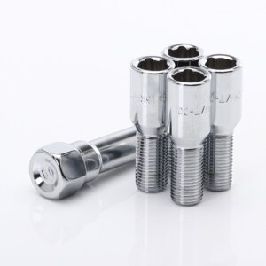 Silver ATB1 Anti-Theft Locking Bolts M14x1.25 (Set of 4)