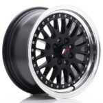 Platišče Japan Racing JR-10 15" 7J 4x108/4x100 ET30 Črna mat / satin