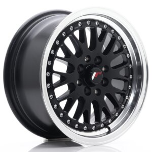 Platišče Japan Racing JR-10 15" 7J 4x108/4x100 ET30 Črna mat / satin
