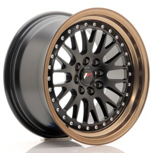 Platišče Japan Racing JR-10 16" 8J 4x100/4x108 ET20 Črna mat / satin
