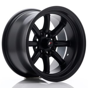 Platišče Japan Racing JR-19 15" 9J 4x100/4x114,3 ET13 Črna mat / satin