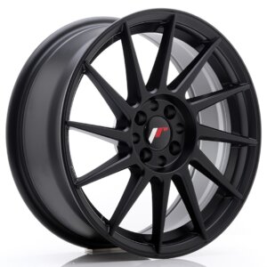 Platišče Japan Racing JR-22 17" 7J 4x108/4x100 ET25 Črna mat / satin